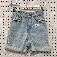 Vintage 90s Levis 31450 0234 Denim Shorts Mens Size 10 Slim Fits 22x5 Light Wash
