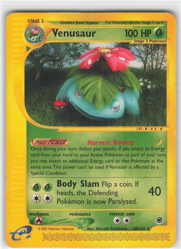 Venusaur (68) Expedition #068/165 MP Pokemon TCG