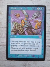 Misdirection #87 Mercadian Masques Magic MTG - Played