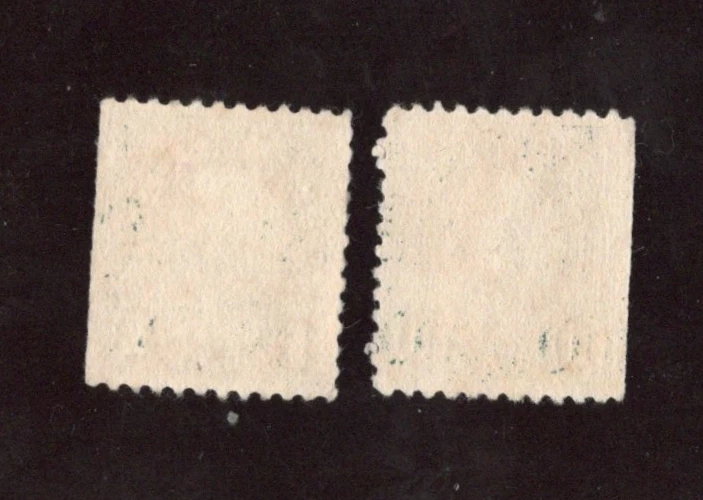 ETATS UNIS...LOT DE 2 TIMBRES  1 CENT FRANKLIN ....DONT 1 NON OBLITERE A GAUCHE - Photo 2/2