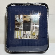Madison Park Coverlet Set 3pcs Navy Blue King/ California King -New