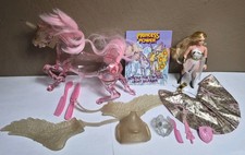 VINTAGE 1984 STARBURST SHE-RA & CRYSTAL SWIFT WIND PRINCESS OF POWER SET