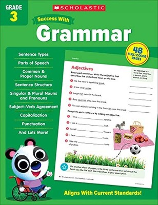 SCHOLASTIC SUCCESS WITH GRAMMAR GRADE 3 By Scholastic Teaching Resources **NEW**