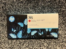 GENUINE HP F9K06A 745 CHROMATIC RED 300ml INK DESIGNJET Z2600 Z5600 June 2027