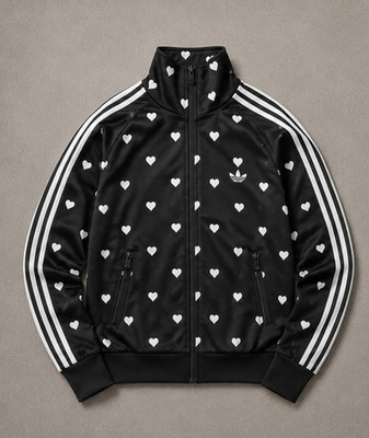 adidas Originals Firebird TrackJacket HEARTS| Rare Y2K Vintage Sondermodell 2000
