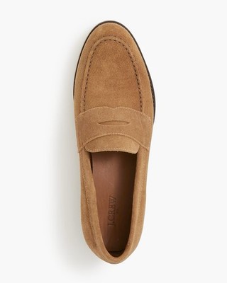 J. CREW FACTORY Suede dress loafers in Tostado Brown Size 11  display picture 3