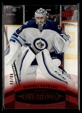 2015-16 Upper Deck Overtime #146 Ondrej Pavelec Red #/99