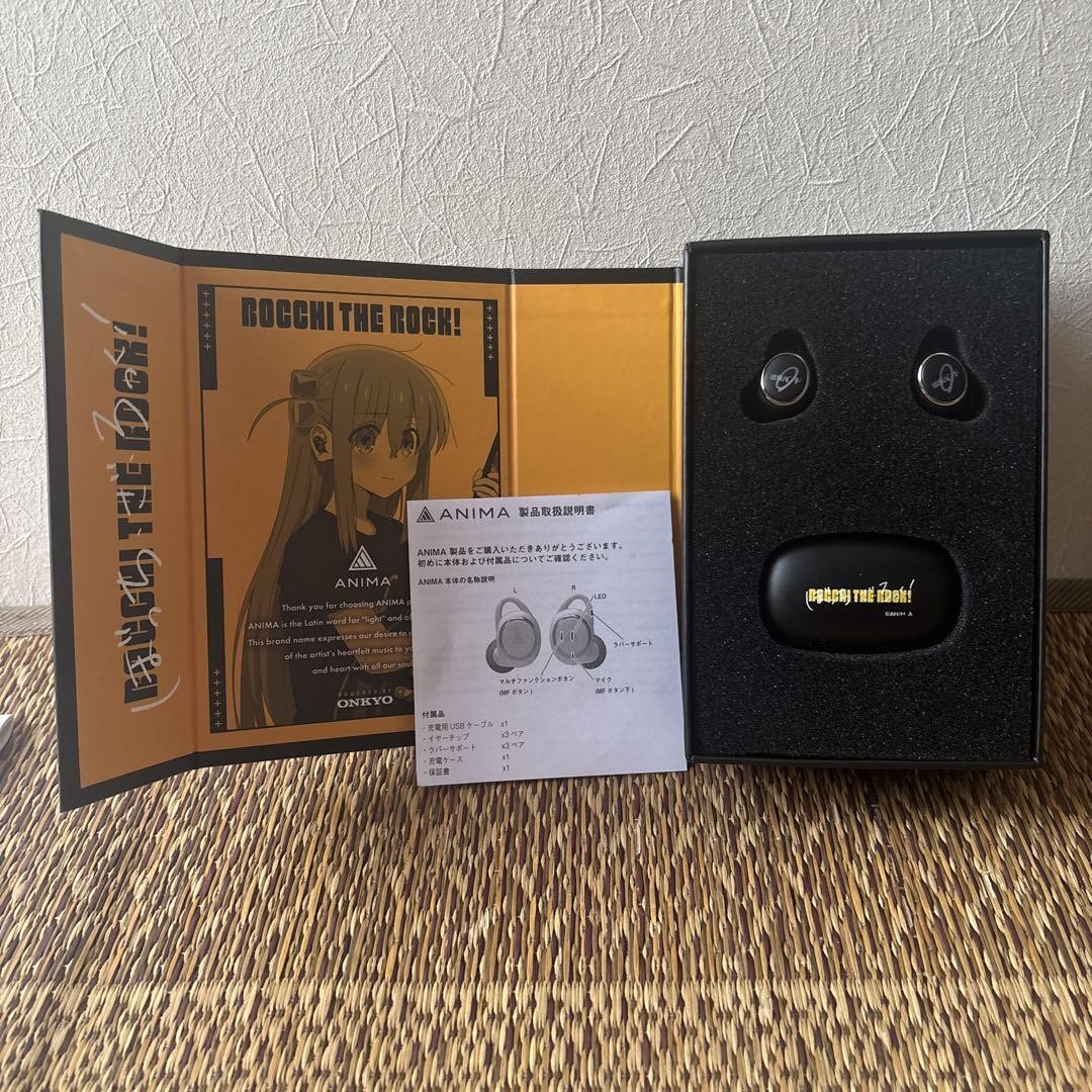 ぼっち・ざ・ろっく！喜多郁代　WIRELESS EARPHONES AOW01 Bocchi the Rock x ONKYO ANIMA AOW01 BTR Wireless Earphones