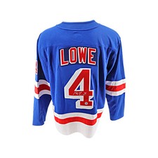 Kevin Lowe New York Rangers Autographed Fanatics Blue Jersey AJ Sportsworld COA