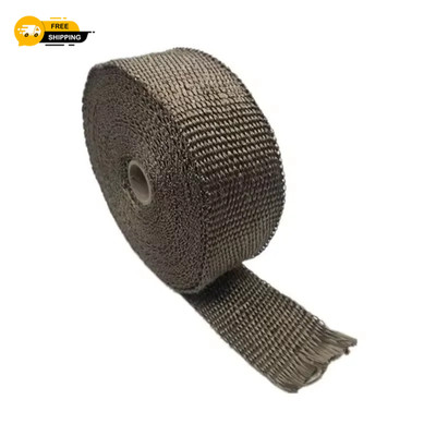 5M Motorrad Auspuff Thermo Auspuffband Krümmer Heat Wrap Beständig Downpipe f