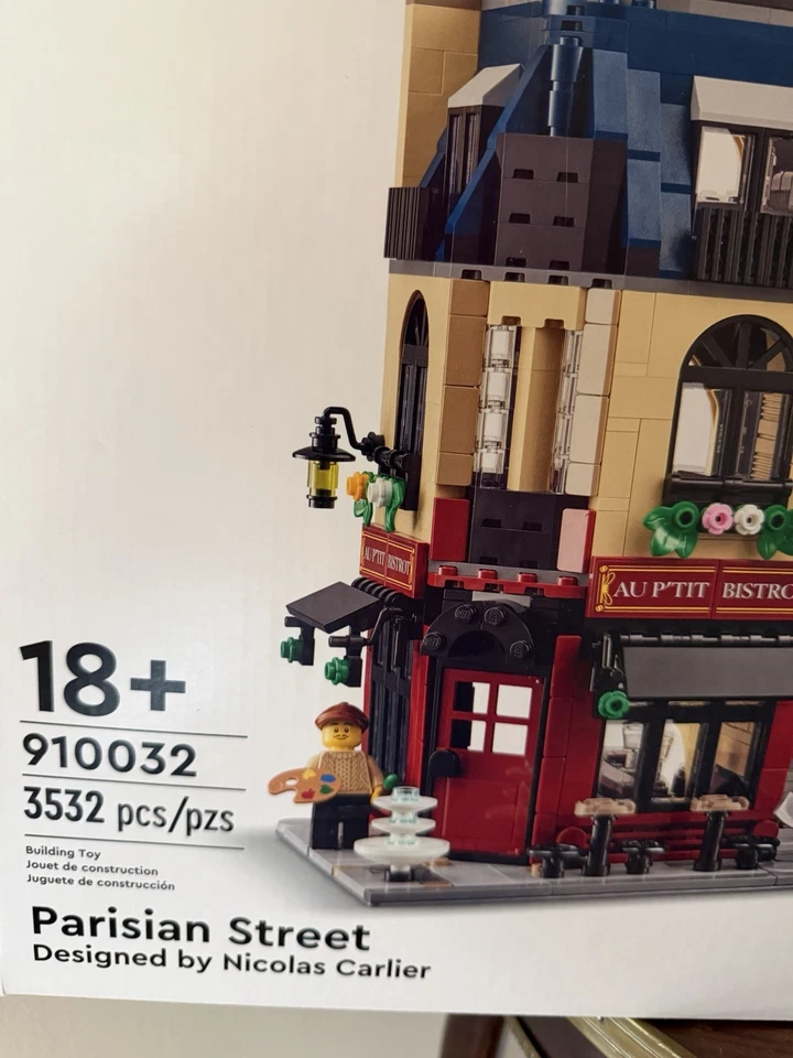 *RETIRED SEALED Lego Bricklink Designer Program Series1 Parisian Street (910032) - Image 2 of 4