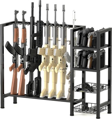 Floor Gun Rack Stand Vertical Rifle Rack Freestanding Rifle Stand Display Home