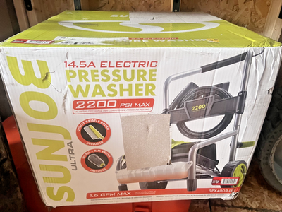 #ad Sun Joe SPX4003ULT 2200 PSI Cold Water Pressure Washer $80.00