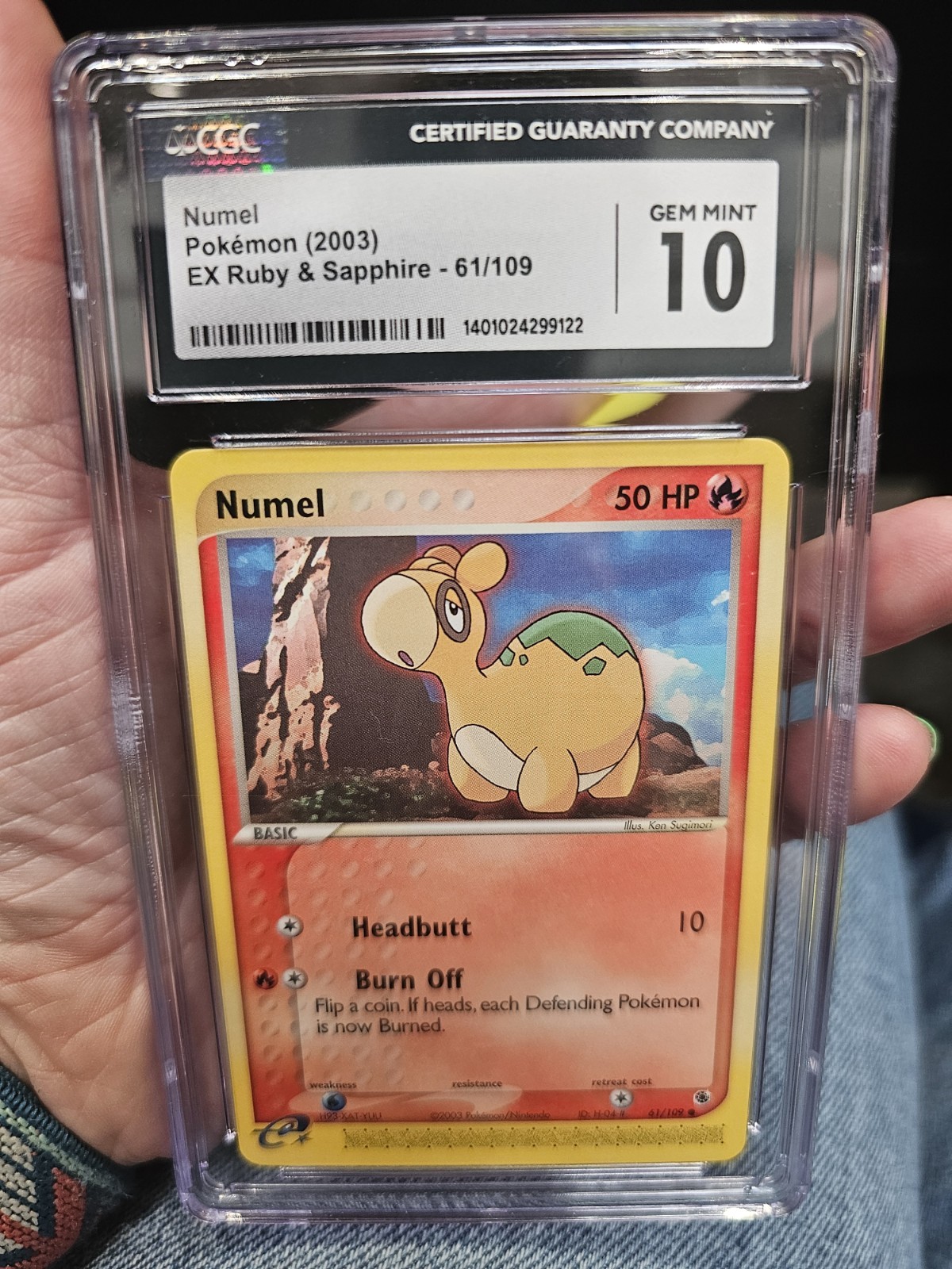 Numel 61/109 Ruby and Sapphire Regular CGC 10