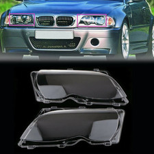 2x Scheinwerfer Scheinwerferglas passt f�r BMW E46 4/5 T�rer 02-05