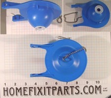 Eljer Titan Plastic Flapper with Baffle Like Eljer  495-6077-00 Made in USA