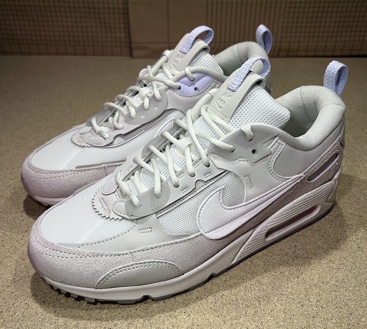 Size 8.5W Nike Air Max 90 Futura 'White Light Bone' DM9922-102