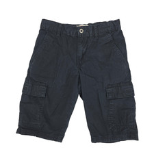 Levis Cargo Shorts Boys Youth 10 Regular W25 Black Adjustable Waist Cotton