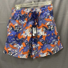 NWT Authentic Vilebrequin MOOREA Swim Trunks- MULTICOLOR - W/Bag Size Medium