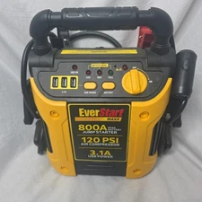 Everstart Maxx Jump Starter Air Compressor 12V Portable 800a NO POWER CORD (CBN)