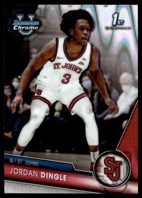 2023-24 Bowman University Chrome RayWave Refractor Jordan Dingle 031/100 St.