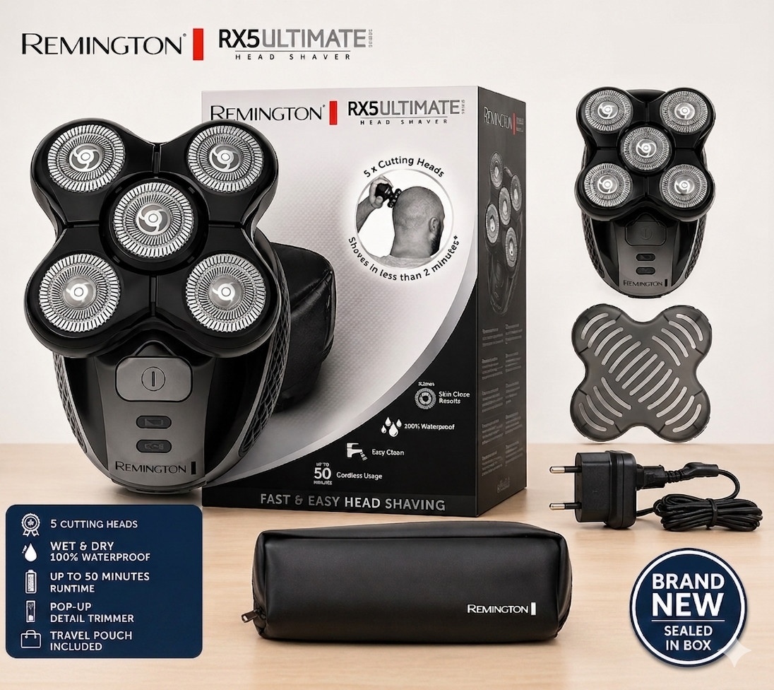 Remington RX5 XR1502 Head Shaver Bald Shave Waterproof Wet & Dry BNIB