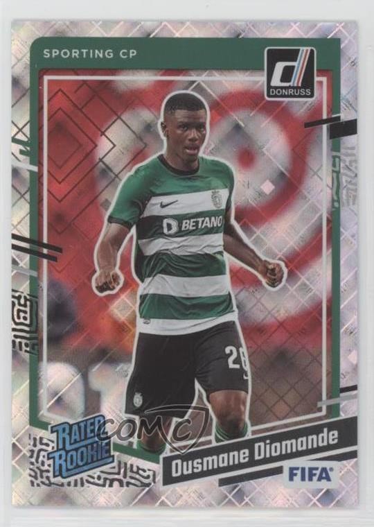2023-24 Panini Donruss FIFA Rated Rookie Diamond Ousmane Diomande #190 6w6