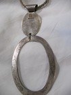 L@@K!! Beautiful 30" Milor Sterling Silver Necklace w/Hanging Charm DDD Hallmark — photo 8