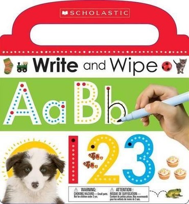 Write and Wipe ABC 123: Scholastic Early Learners (Write and Wipe) (Kartonbuch)