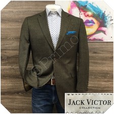 JACK VICTOR Mens Wool Blazer Sport Coat Casual Jacket Size 42L Classic Suit