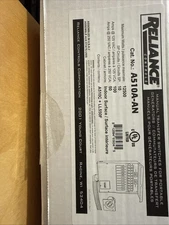 Reliance Manual Transfer Switch 10 Circuit Cat #A510A-AN (A510C + LL550F) NEW