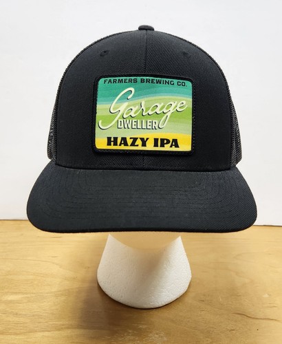 Farmers Brewing Co. Garage Dweller Hazy IPA Trucker Hat Richardson 112 Snapback