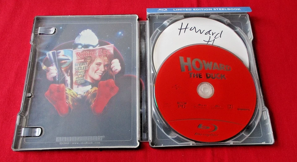 HOWARD THE DUCK Blu-ray Steelbook Limited Edition Marvel OOP Foto 3 de 3
