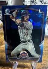 Nolan McLean 2023 Bowman 1st Chrome Draft Sapphire Edition  #BDC-96 🔥Mets🔥