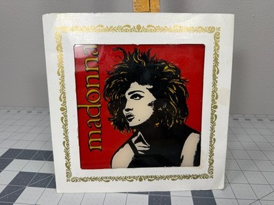 VINTAGE Madonna  Carnival Fair Glass Mirror Prize - RARE 80s