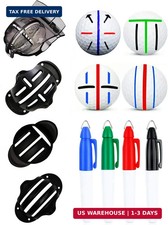8 Pack Precision Golf Ball Marker, Upgrade Golf Accessories, 4 Golf Ball Marking