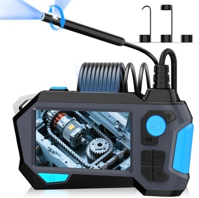Profi Inspektionskamera: 1920P HD, Kopf mit 720° Drehung & klarem 4,5'' Display