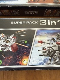 LEGO Star Wars: Microfighter 3 in 1 Super Pack Lot (66533 & 66534) - New Sealed