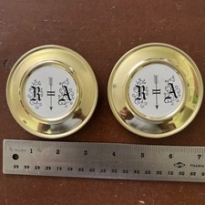 Two Used RA Clock Pendulum/Bob  3 1/8" Wide, 2.2 oz. W13
