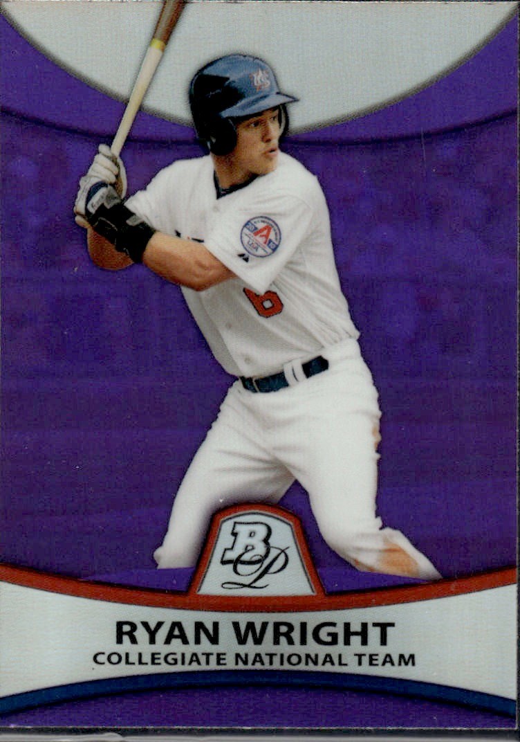 Ryan Wright 2010 Bowman Platinum Prospects Purple Refractor #PP50