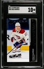 2021-22 Upper Deck Series 1 Young Guns Cole Caufield RC Rookie SGC 10 GEM MINT