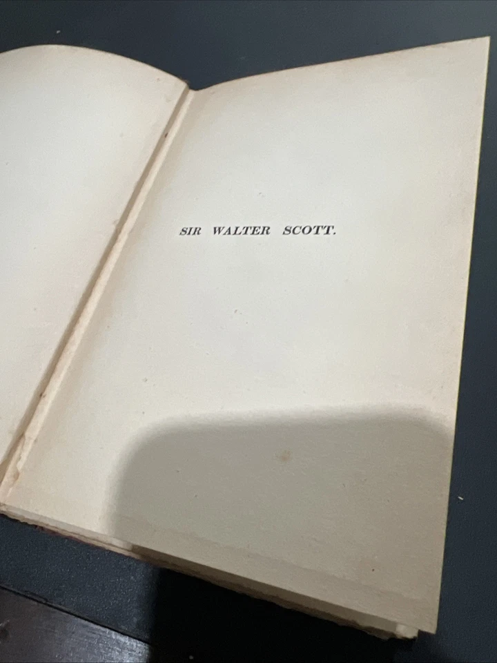 SIR WALTER SCOTT by James Hay - 1899 - Biography - Literature - Image 4 of 4