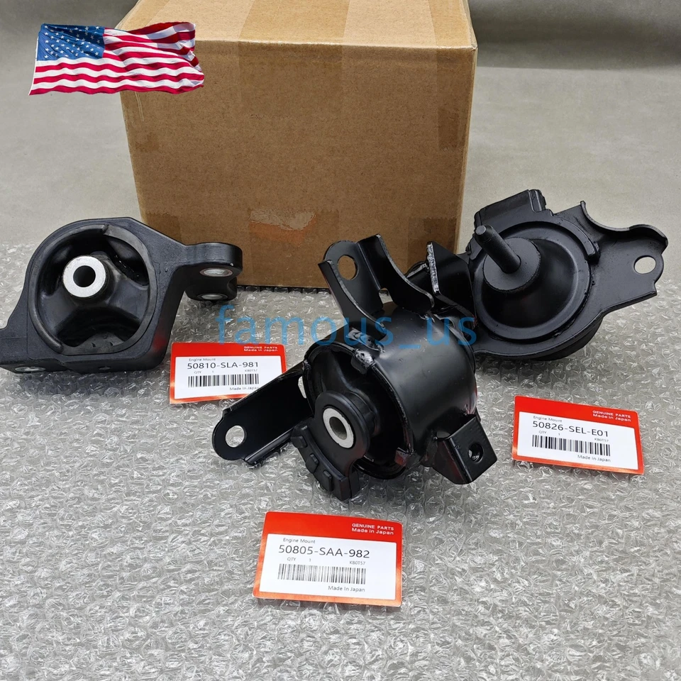 3PCS Engine Mount Set Fits For 2007-2008 Honda Fit A4537 A4552 AM500 US Foto 2 de 4