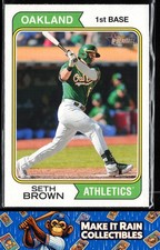 Seth Brown 2023 Topps Heritage #279 Oakland Athletics Baseball