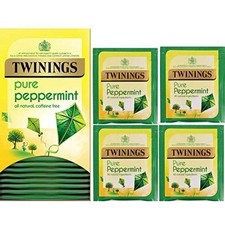 Twinings Pure Peppermint Tea Bags Individually Wrapped x 40