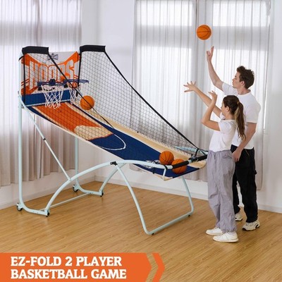 Hall of Games EZ Fold Premium Indoor Arcade Basketball Game with