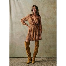 Sezane Barbara dress in 70s floral