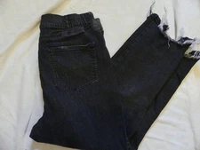 Rewash Distressed Hem High Rise Mom Style Denim Jeans Size 13