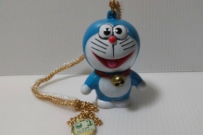 Rare 1979 Doraemon Patra Soft Vinyl Pendant Figure Vintage Japan Showa