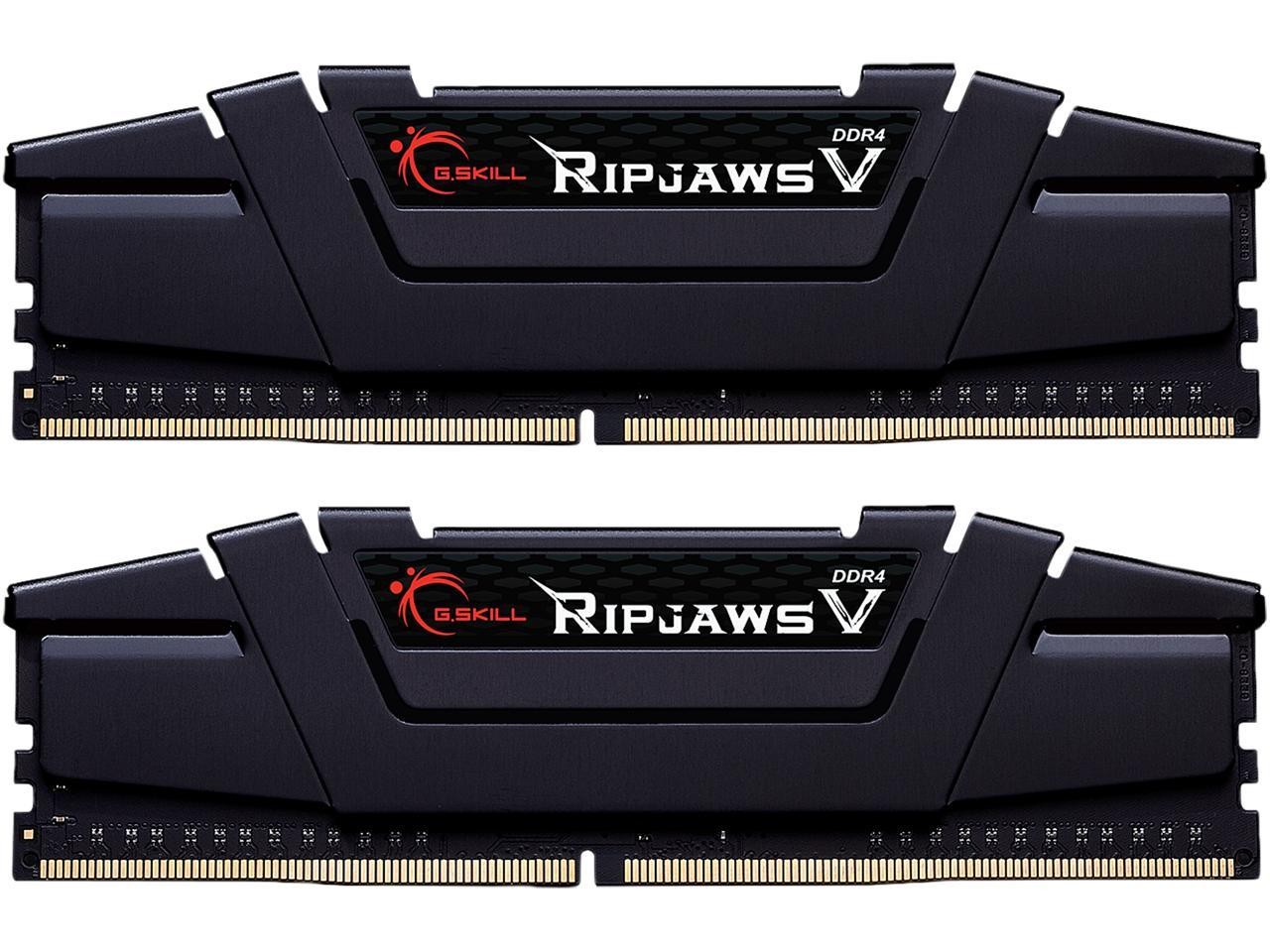 Модуль памяти G.SKILL Ripjaws V DDR4 SDRAM емкостью 64 ГБ (f4-2666c18d-64gvk)